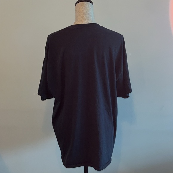 Gildan Black Graphic Band T Shirt Mens Short Sleeve 100% Cotton Tee size Large - Picture 4 of 6